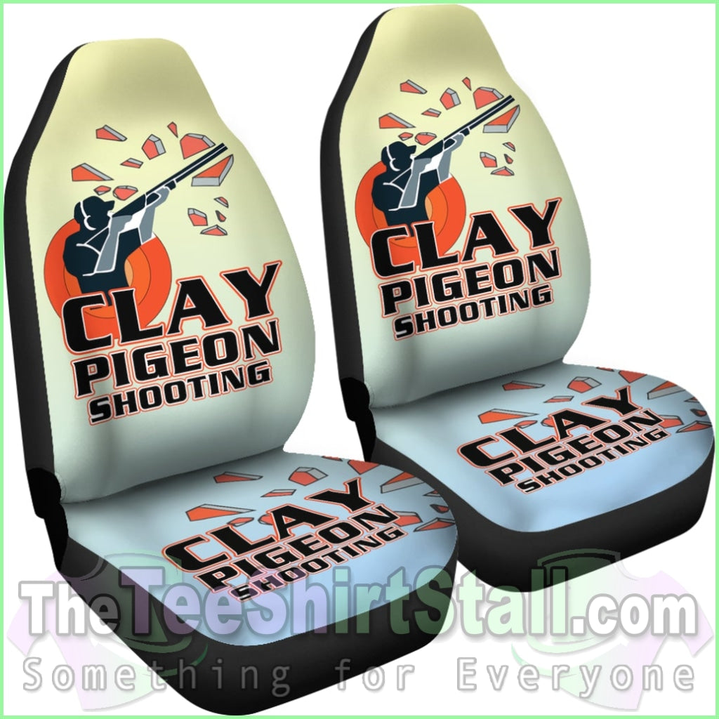 Clay Pigeon Car Seat Covers