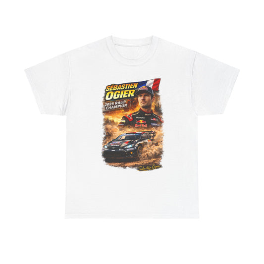 Rally Champion T‑Shirt — Sébastien Ogier World Rally Champion Graphic Tee