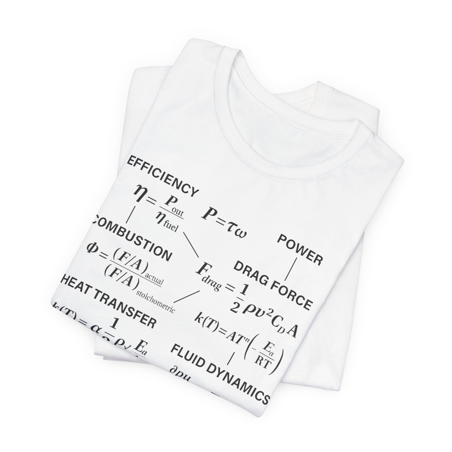 Geeky Formula 1 Tee - Short Sleeve, Physics Lover T-Shirt, Car Enthusiast Gift, STEM Apparel, Race Day Style