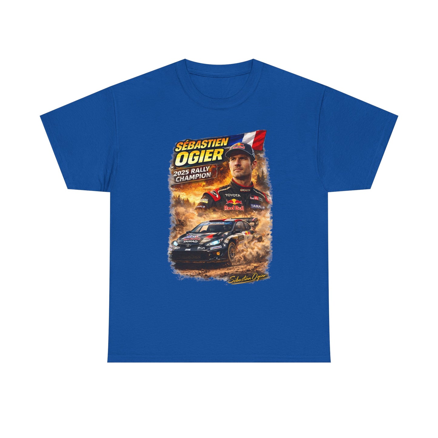 Rally Champion T‑Shirt — Sébastien Ogier World Rally Champion Graphic Tee