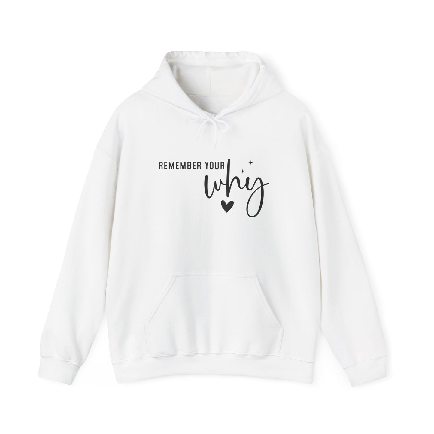 "Remember Your Why" Hooded Sweatshirt
