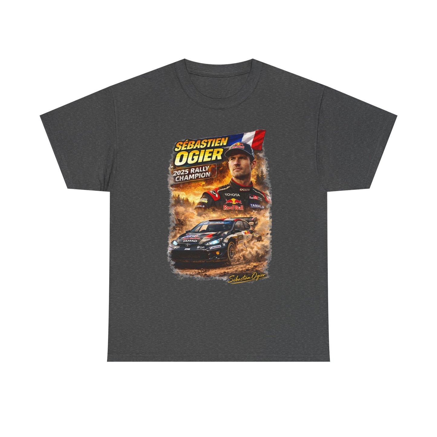 Rally Champion T‑Shirt — Sébastien Ogier World Rally Champion Graphic Tee