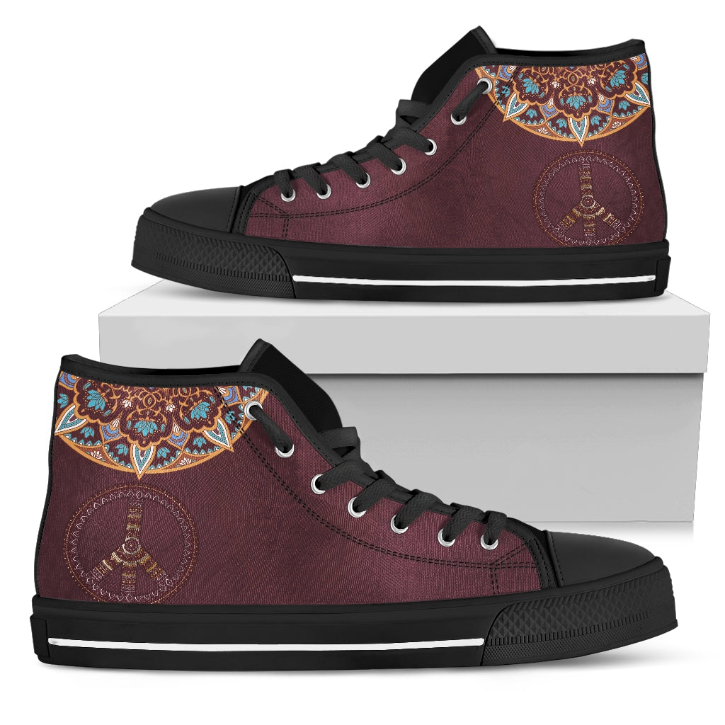 Peace women's high top
