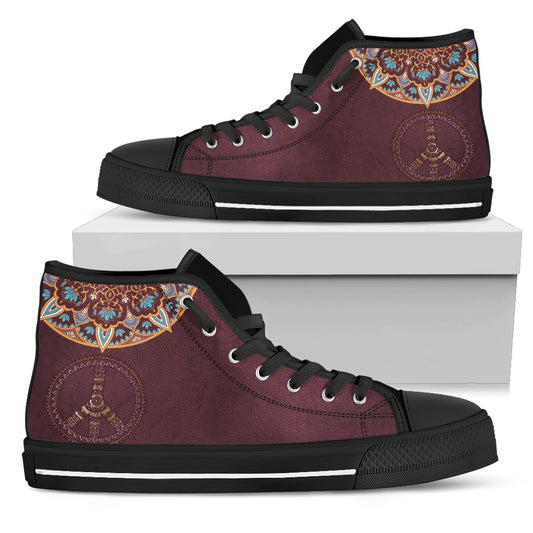 Peace women's high top