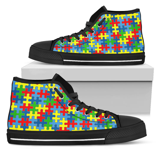 Autism Awareness High Tops Shoes
