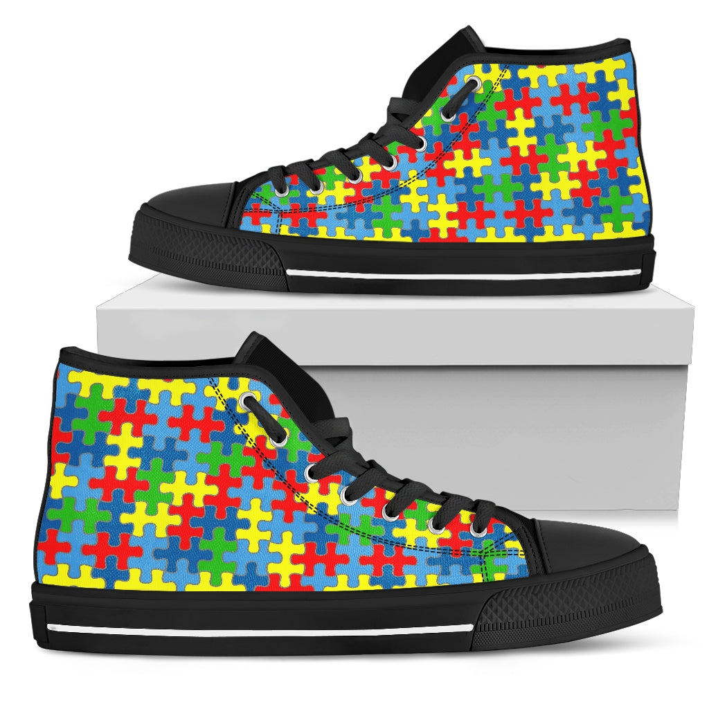 Autism Awareness High Tops Shoes