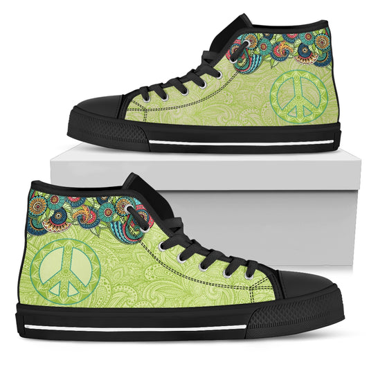 Peace women's high top