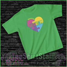 Load image into Gallery viewer, Accept Love Understand Autism Tee Irish Green / Xs Kids Clothes
