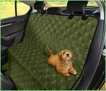 Load image into Gallery viewer, Army Green And Black Paisley Pet Seat Cover
