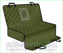 Load image into Gallery viewer, Army Green Bandana Pet Seat Covers
