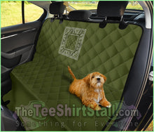 Load image into Gallery viewer, Army Green Bandana Pet Seat Covers
