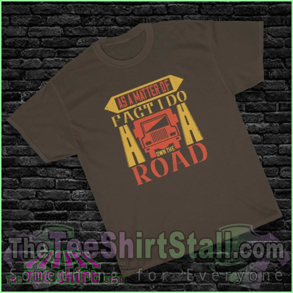 As A Matter Of Fact I Do Own The Road Tee S / Dark Chocolate T-Shirt