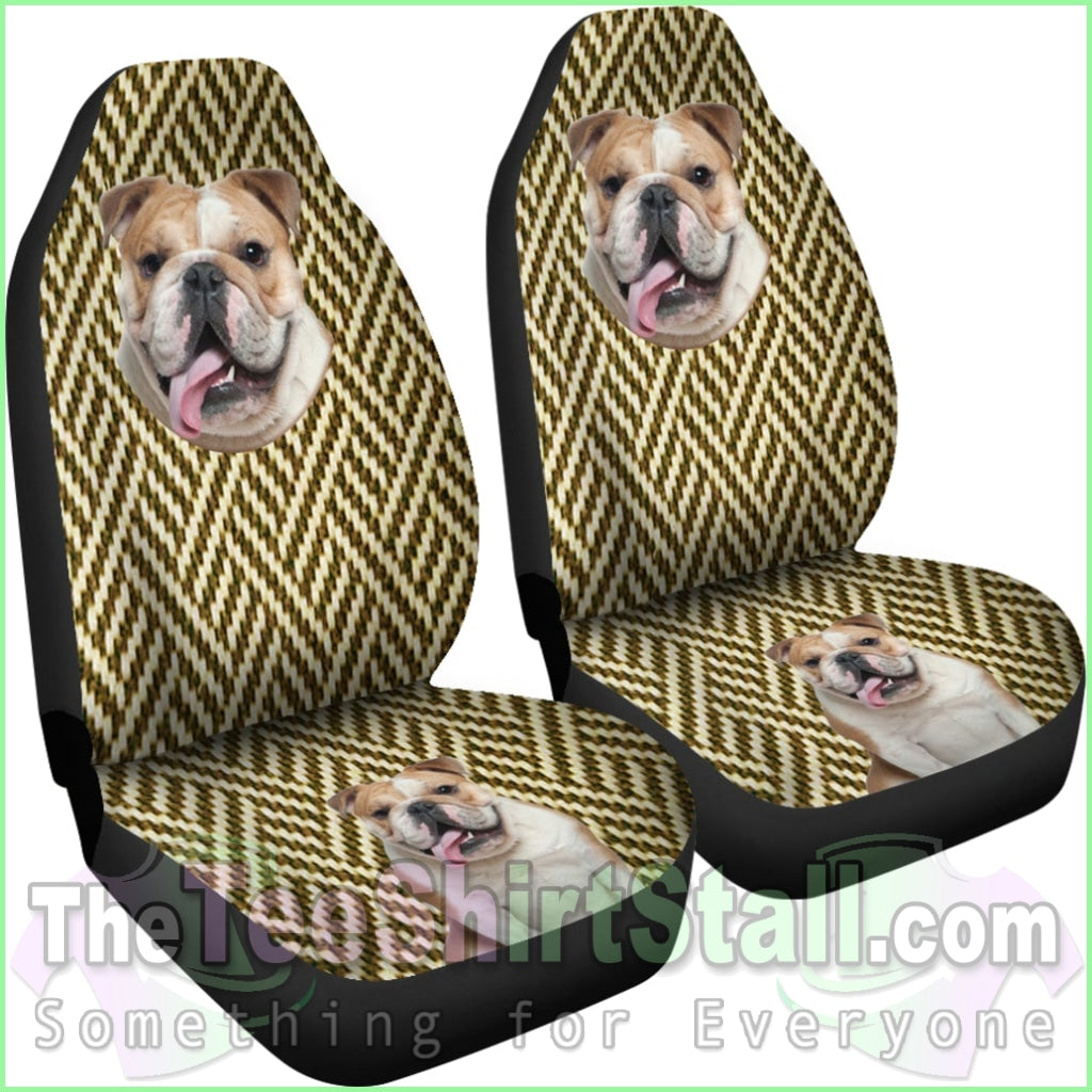 Australian Bulldog Car Seat Cover