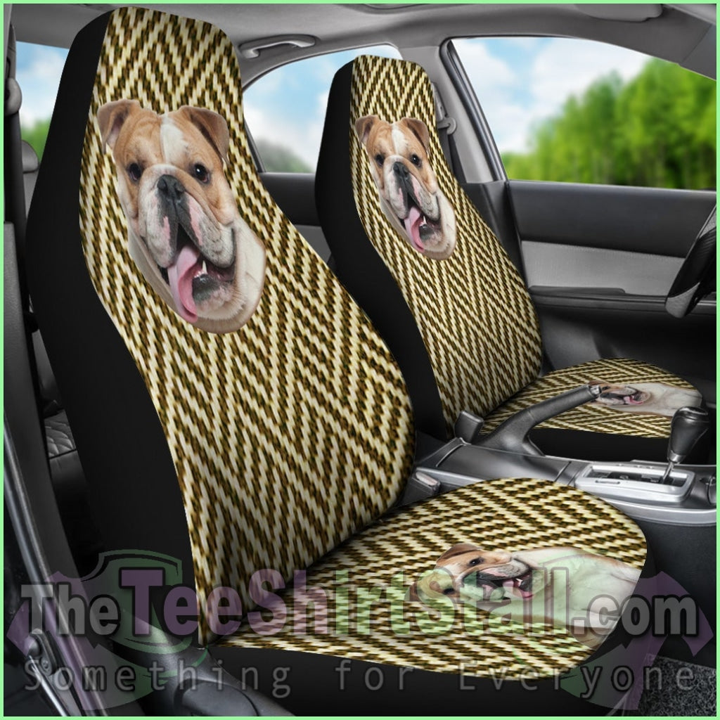 Australian Bulldog Car Seat Cover