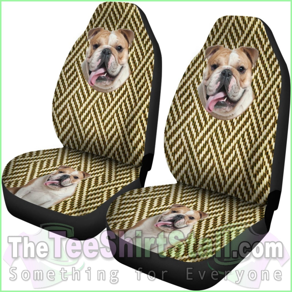 Australian Bulldog Car Seat Cover