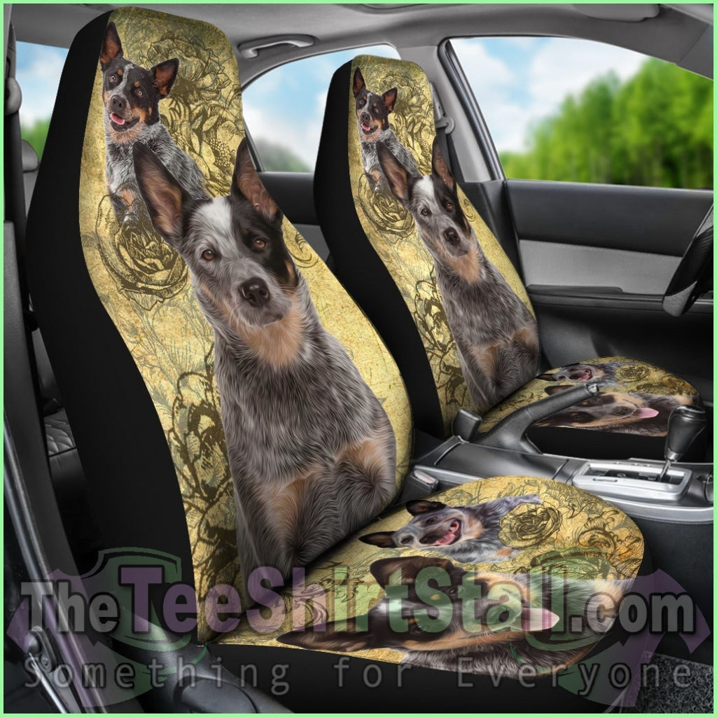 Australian Cattle Car Seat Covers (Set Of 2)