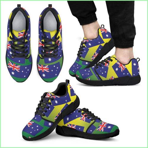 Australias Pride! Flagshoe - Mens Athletic Sneakers