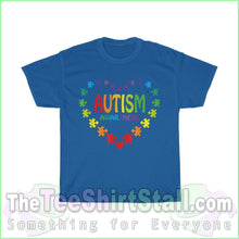 Load image into Gallery viewer, Autism Awareness Heart Tee S / Royal T-Shirt
