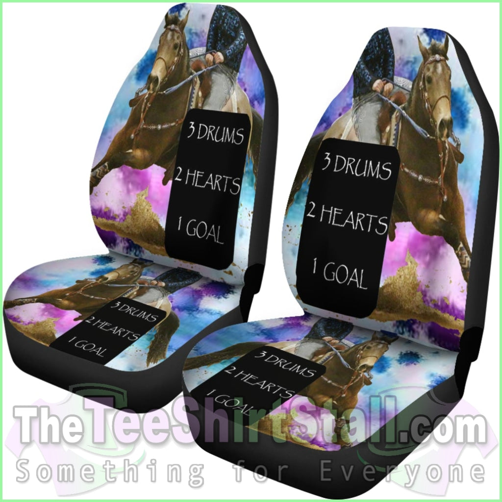 Barrel Racing Car Seat Covers