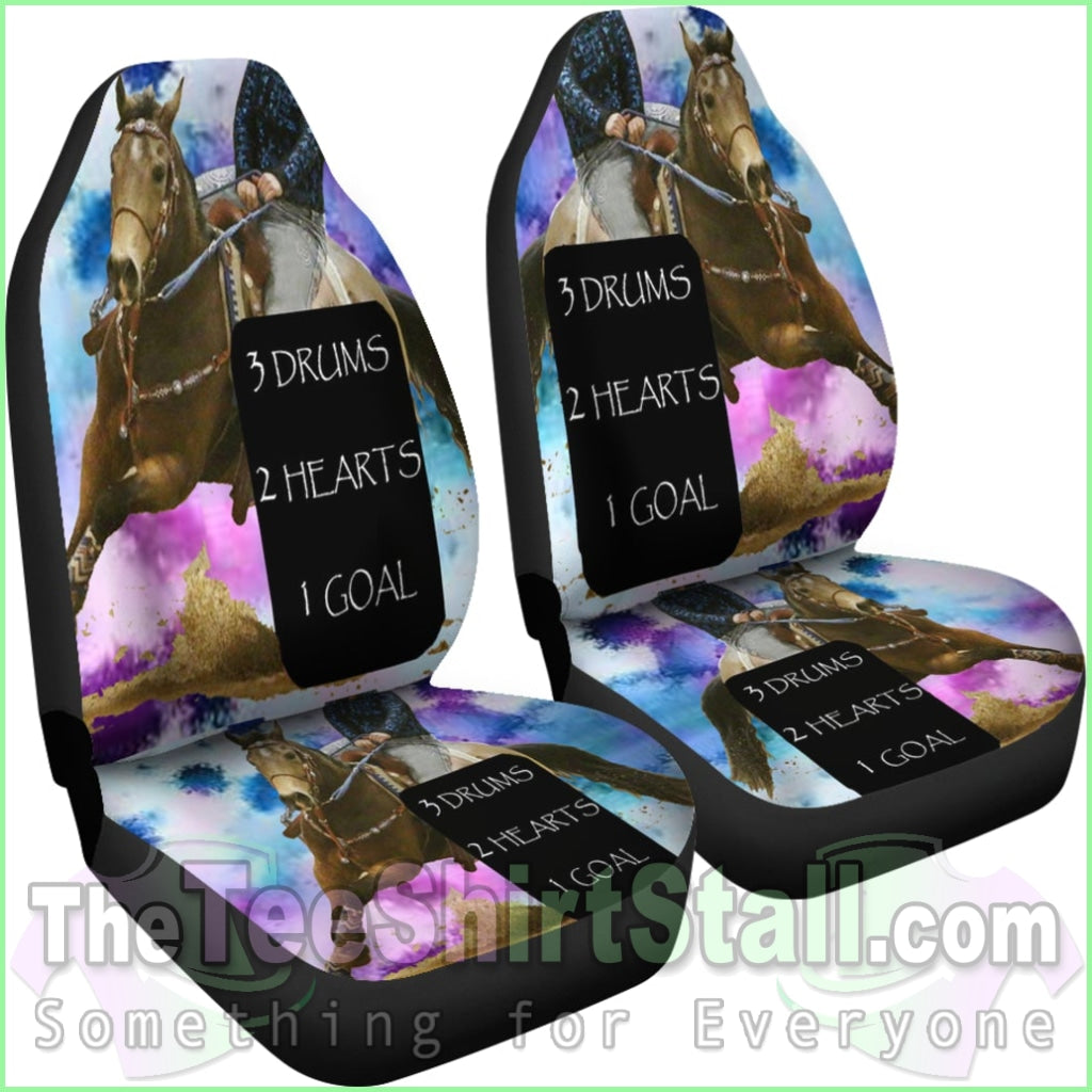 Barrel Racing Car Seat Covers