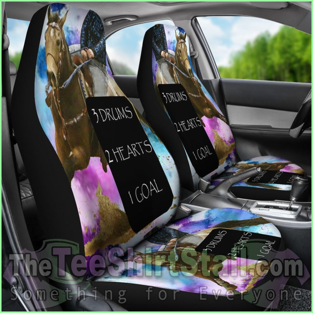 Barrel Racing Car Seat Covers