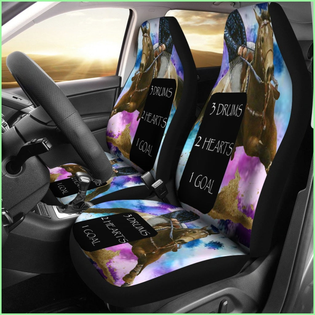 Barrel Racing Car Seat Covers