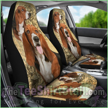 Load image into Gallery viewer, Basset Hound Car Seat Covers (Set Of 2)
