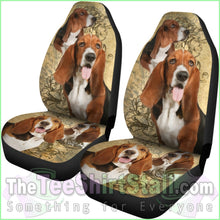 Load image into Gallery viewer, Basset Hound Car Seat Covers (Set Of 2)
