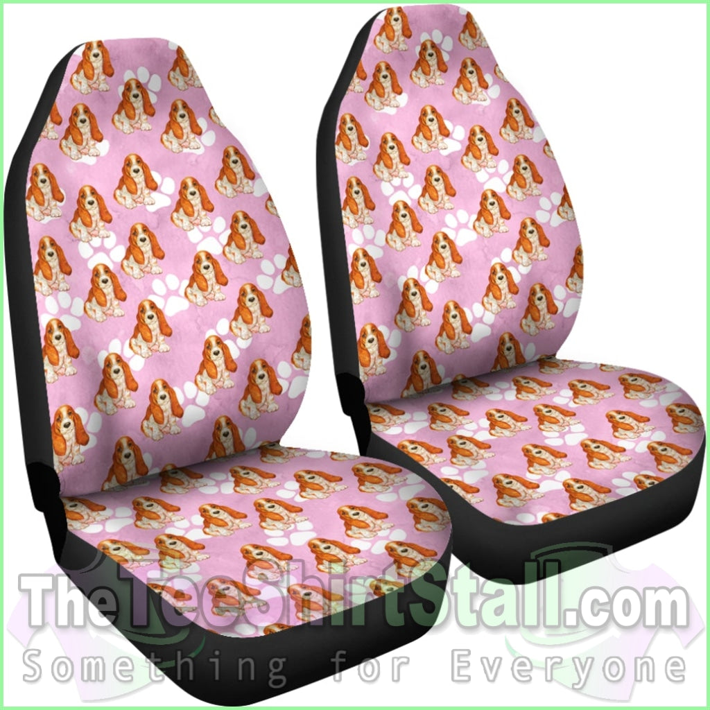 Basset Hound Lover Car Seat Cover