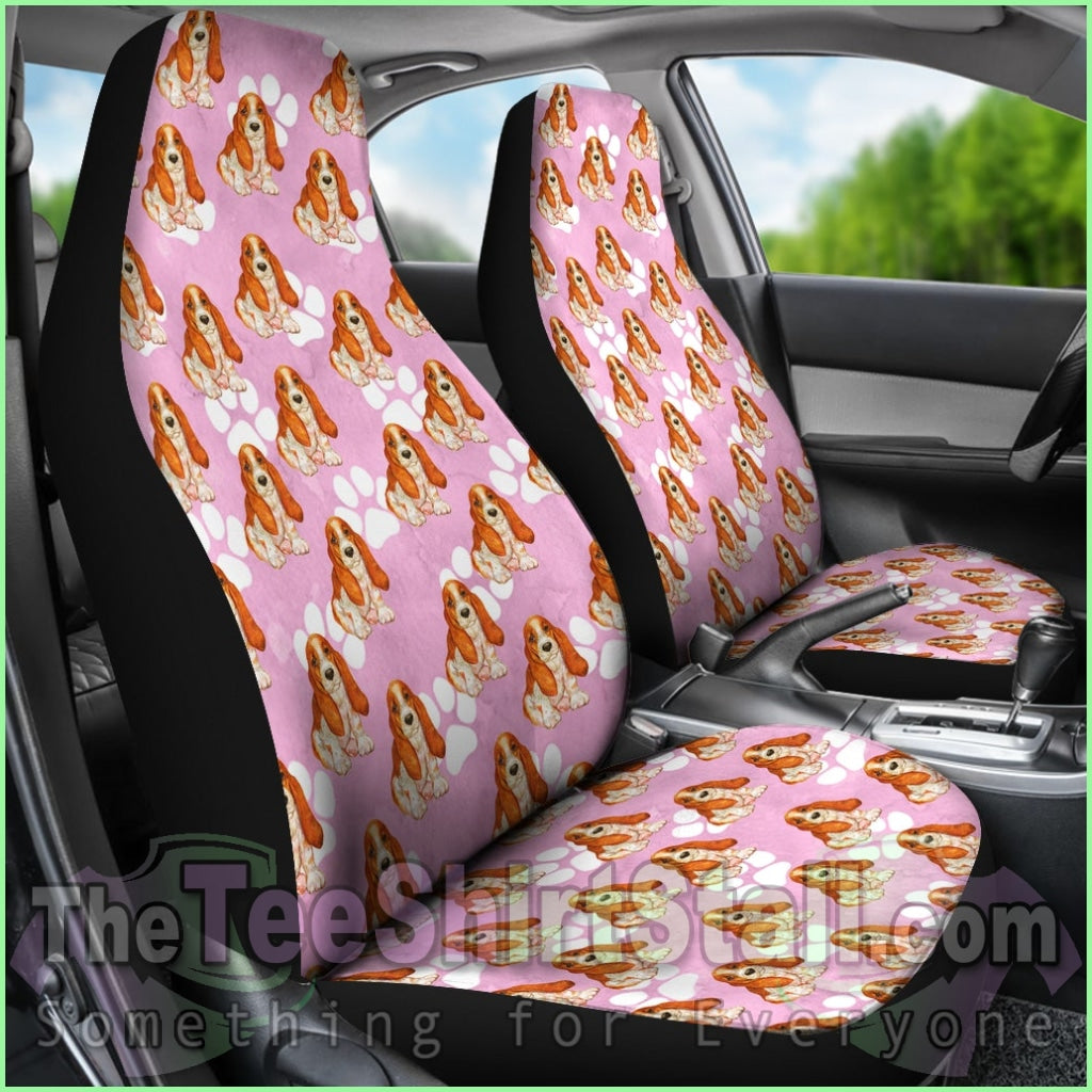 Basset Hound Lover Car Seat Cover