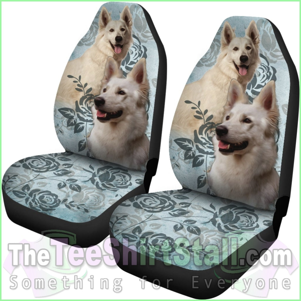 Berger Blanc Suisse Car Seat Covers (Set Of 2)