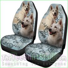 Load image into Gallery viewer, Berger Blanc Suisse Car Seat Covers (Set Of 2)
