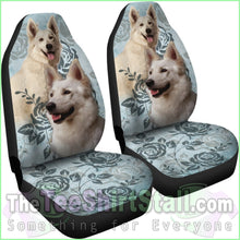 Load image into Gallery viewer, Berger Blanc Suisse Car Seat Covers (Set Of 2)
