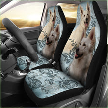 Load image into Gallery viewer, Berger Blanc Suisse Car Seat Covers (Set Of 2)
