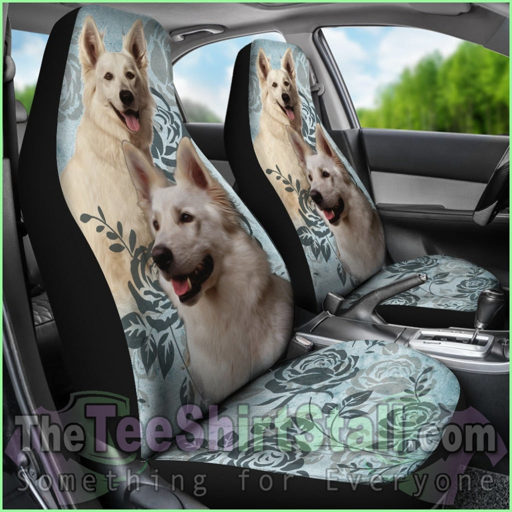 Berger Blanc Suisse Car Seat Covers (Set Of 2)