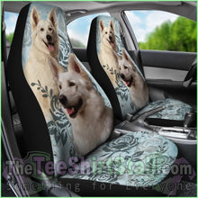 Load image into Gallery viewer, Berger Blanc Suisse Car Seat Covers (Set Of 2)
