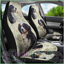 Load image into Gallery viewer, Bernese Mountain Car Seat Covers (Set Of 2)
