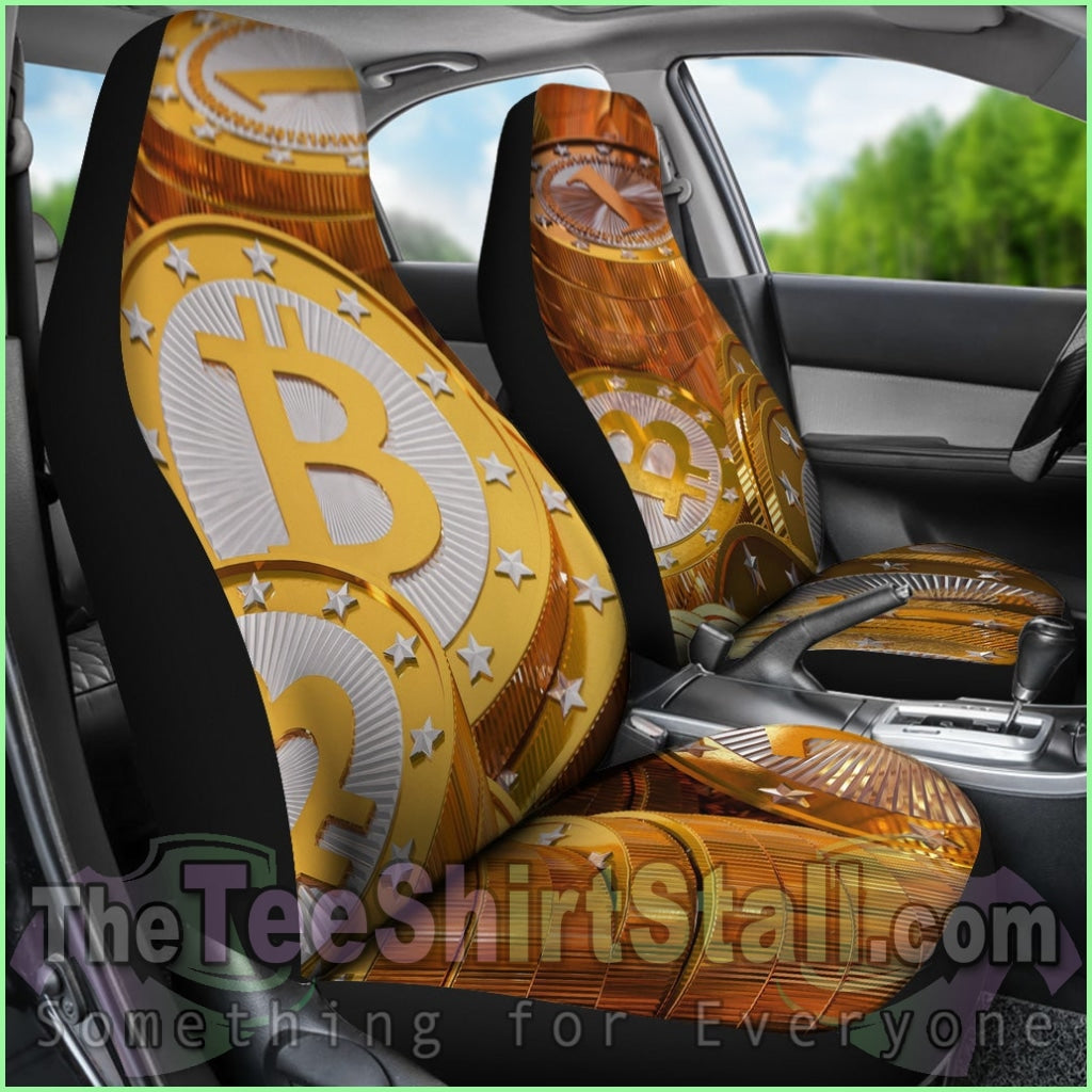 Bitcoin Car Seat Covers