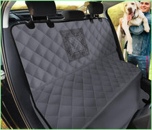 Load image into Gallery viewer, Black And Gray Bandana Car Pet Seat Covers
