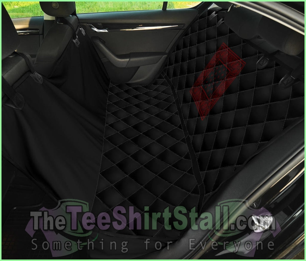 Black And Red Bandana Pet Seat Covers