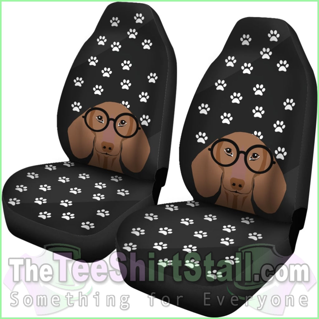 Black Wiener Car Seat Covers