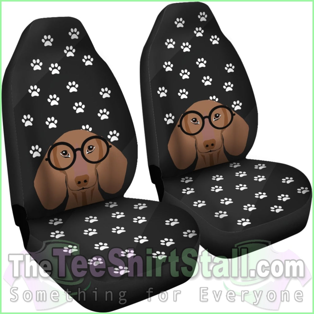 Black Wiener Car Seat Covers