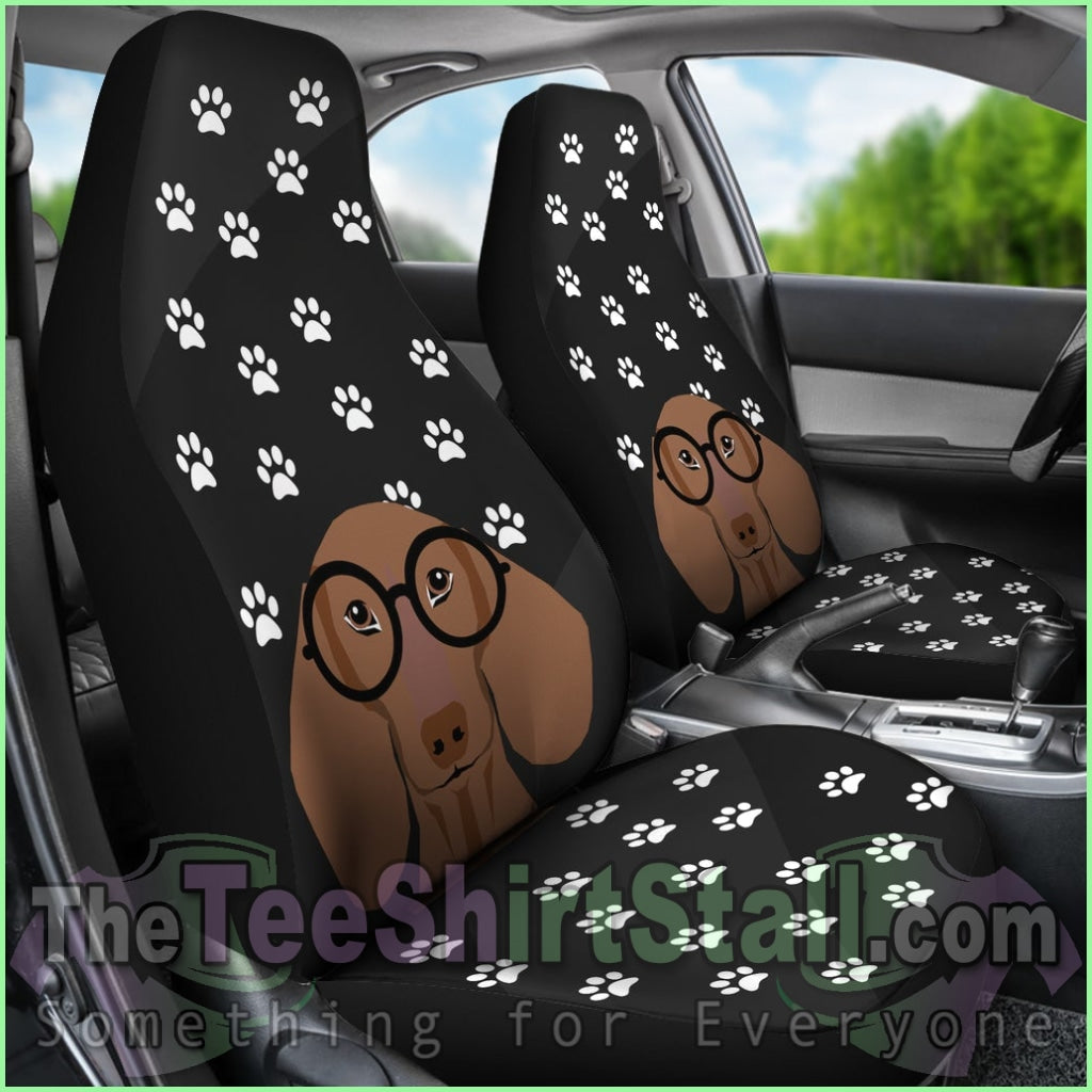 Black Wiener Car Seat Covers