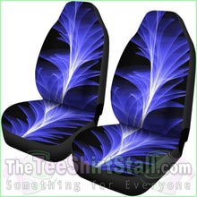 Load image into Gallery viewer, Blue Feather Car Seat Covers
