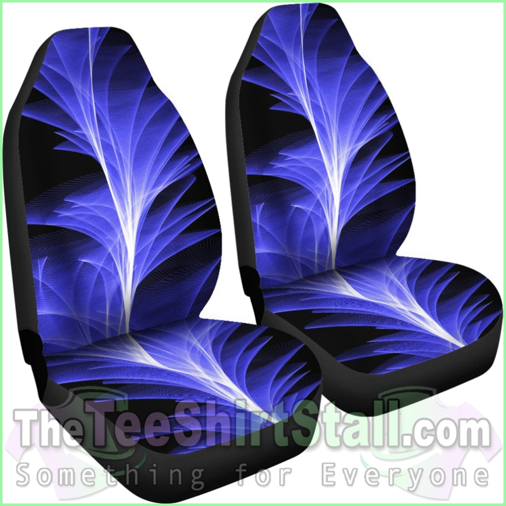 Blue Feather Car Seat Covers