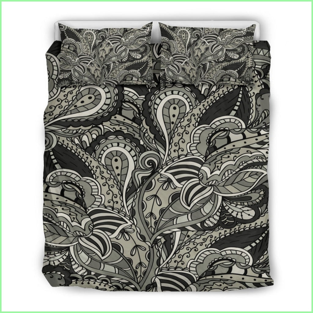 Bohemian Black And White Beddding Set Bedding Setbohemian / Us Twin