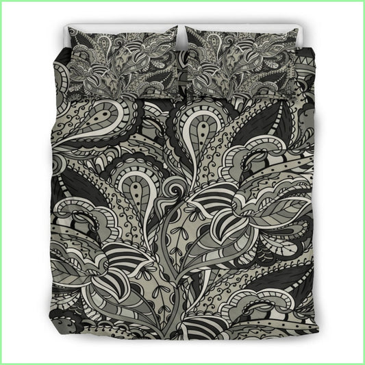 Bohemian Black And White Beddding Set Bedding Setbohemian / Us Twin