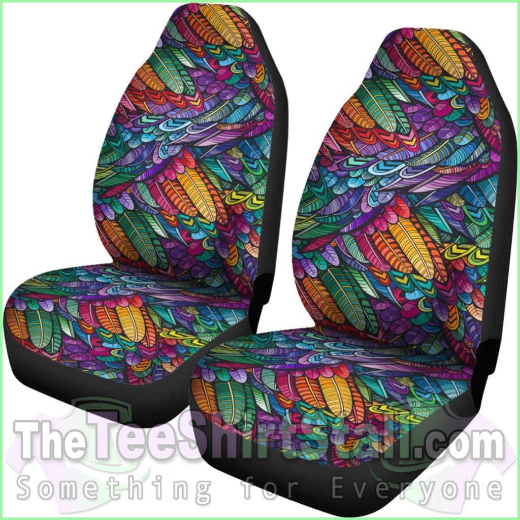 Boho Feathers Seat Covers