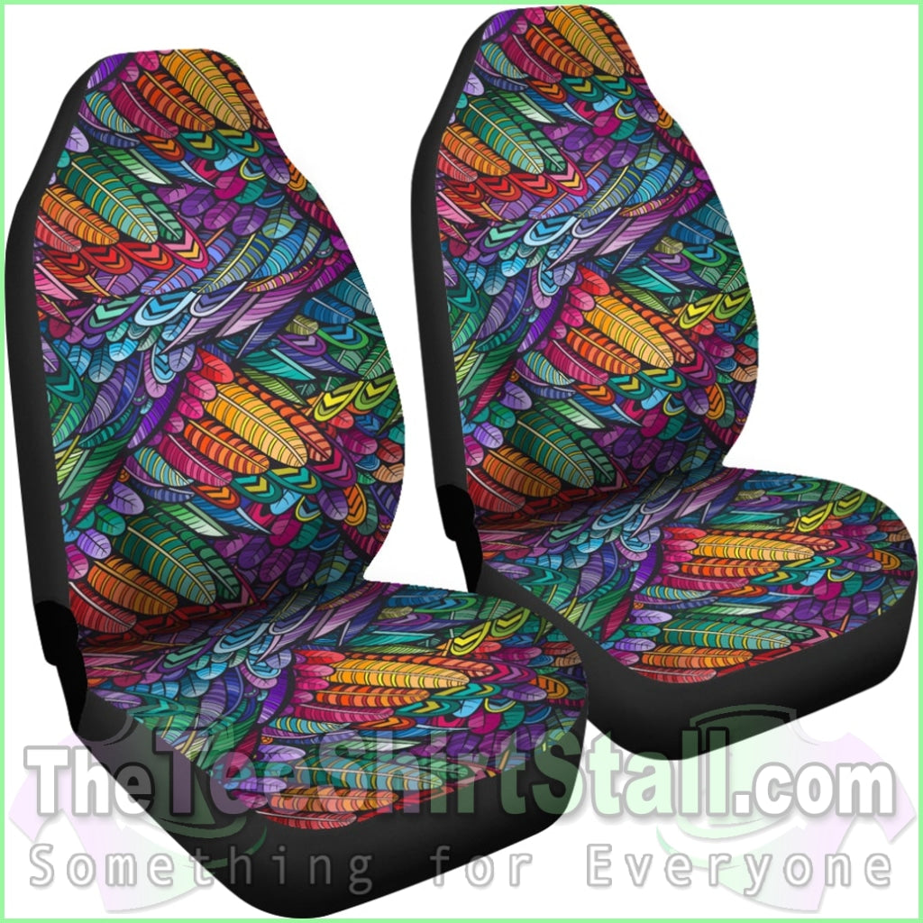 Boho Feathers Seat Covers