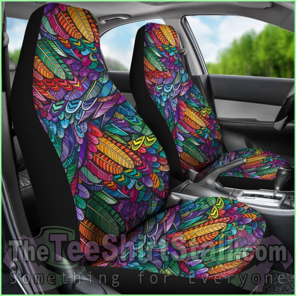 Boho Feathers Seat Covers